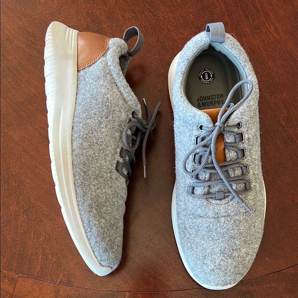 Johnston & Murphy Gray Sneakers size 9